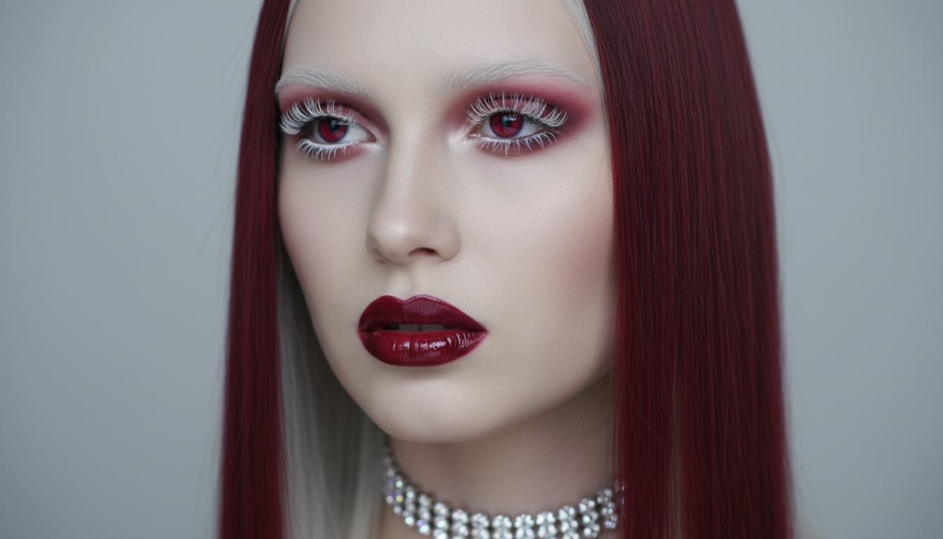 Промпт для фото в стиле 🌹 Роковая красота: когда взгляд пронзает душу