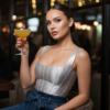 Промпт для фото в стиле 🍸 Элегантный вечер в стиле glamour chic