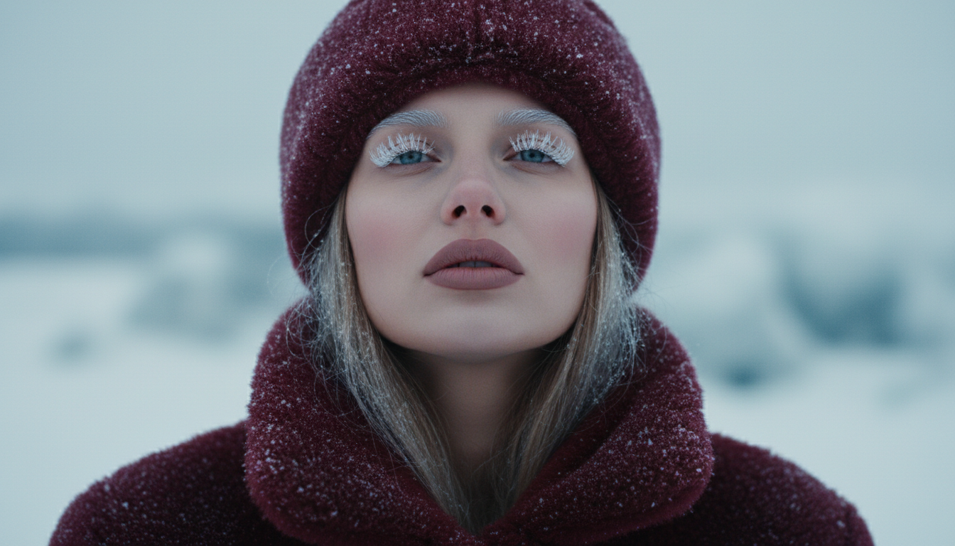 Промпт для фото в стиле ❄️ Ледяная королева: портрет в объятиях зимы