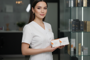 Промпт для фото в стиле 👩⚕️ Эксперт красоты представляет новинки в клинике премиум-класса