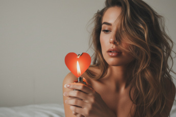 Промпт для фото в стиле 🔥 Сжигаю прошлое: драматичный портрет с валентинкой