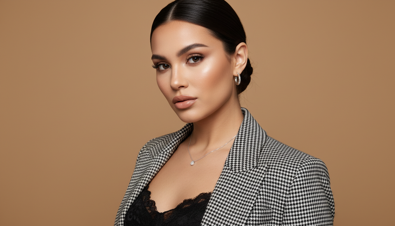 Промпт для фото в стиле 👔 Деловой шик: бизнес-леди с характером