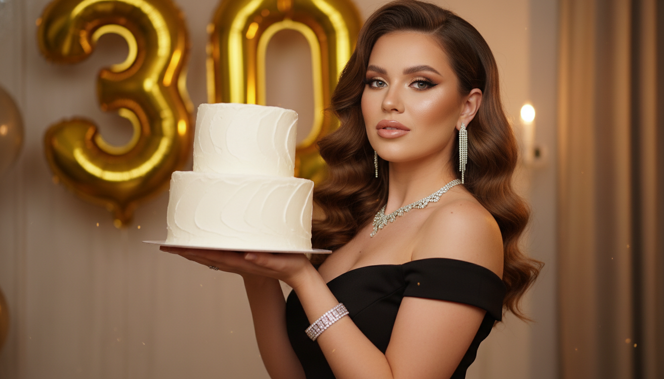 Промпт для фото в стиле ✨ Элегантное поздравление в золотых тонах