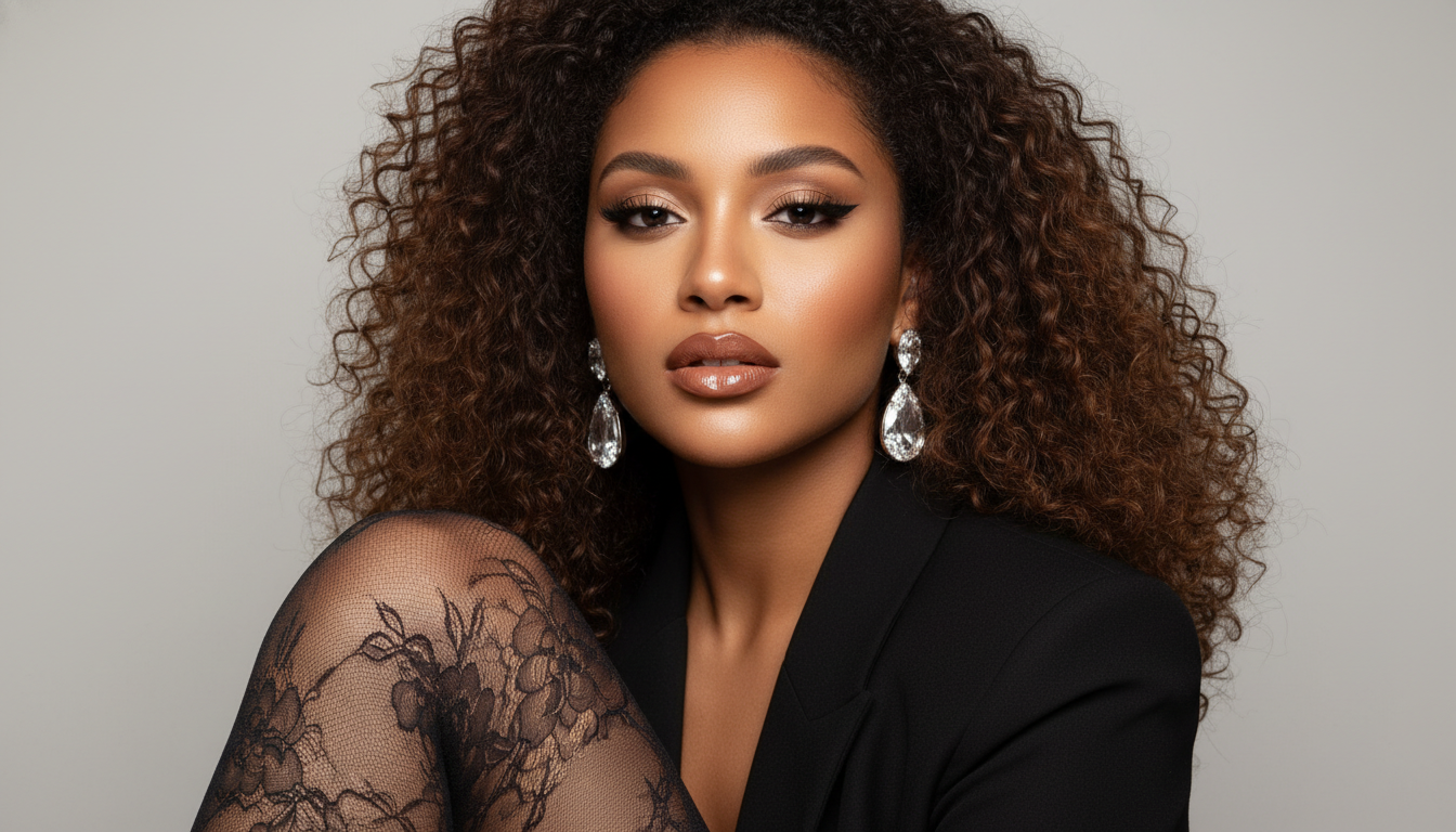 Промпт для фото в стиле 📸 Элегантная студийная съемка в стиле высокой моды