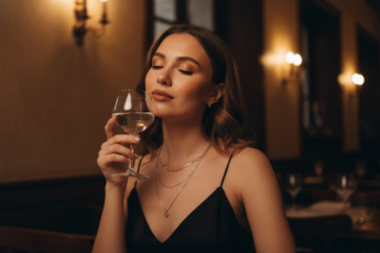 Промпт для фото в стиле 🍷 Вечер наедине с собой в любимом ресторане