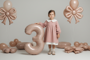 Промпт для фото в стиле 🎈 Нежные моменты: первый юбилей малышки