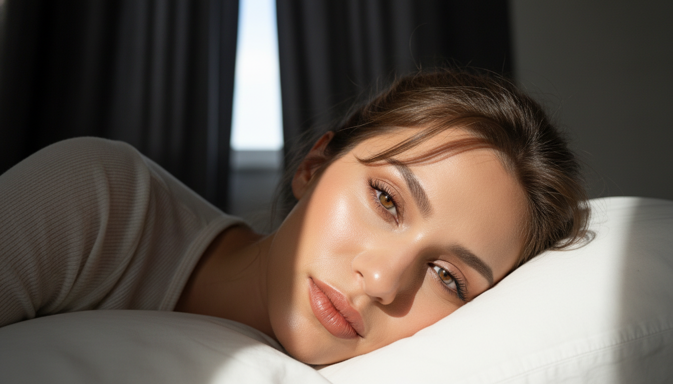 Промпт для фото в стиле 🌅 Нежный утренний портрет в лучах солнца