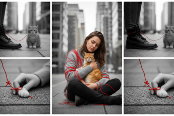 Промпт для фото в стиле 🧶 Красная нить судьбы: история одной встречи