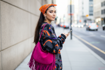 Промпт для фото в стиле 🌆 Стильная незнакомка на улицах города