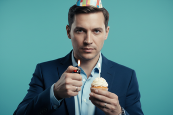 Промпт для фото в стиле 🎂 Момент перед загаданным желанием: стильный портрет