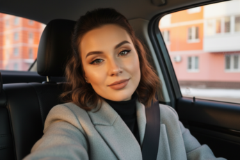 Промпт для фото в стиле 🌆 Селфи в городском закате: магия последних лучей