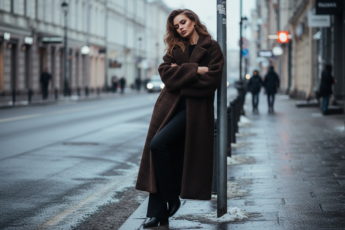 Промпт для фото в стиле 🌨️ Зимняя меланхолия на городских улицах