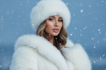 Промпт для фото в стиле ❄️ Зимний портрет в белоснежной нежности