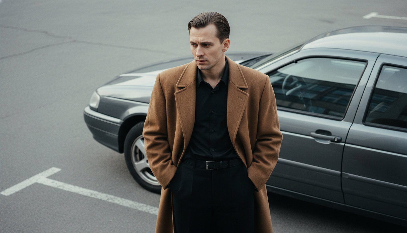 Промпт для фото в стиле 🕴️ Бандитский Петербург: фотопортрет из лихих 90-х