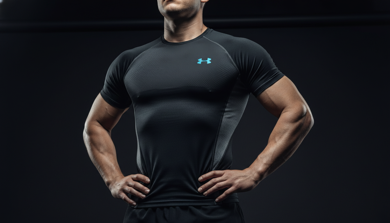 Промпт для фото в стиле 💪 Брутальный портрет в тени спортивного успеха