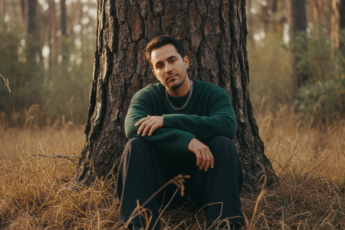 Промпт для фото в стиле 🍂 Меланхоличный портрет в золоте осеннего леса