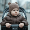 Промпт для фото в стиле 📸 Детский портрет в городских тонах ранней весны