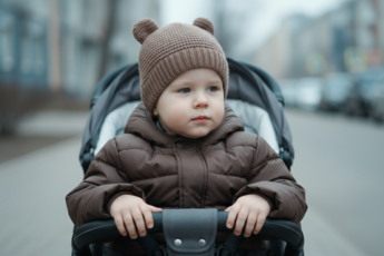 Промпт для фото в стиле 📸 Детский портрет в городских тонах ранней весны