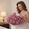Промпт для фото в стиле 💝 Нежный момент с розами и любовной запиской