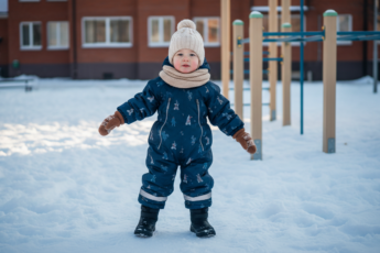 Промпт для фото в стиле ❄️ Зимние приключения маленького исследователя