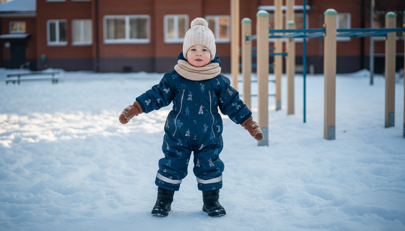 Промпт для фото в стиле ❄️ Зимние приключения маленького исследователя