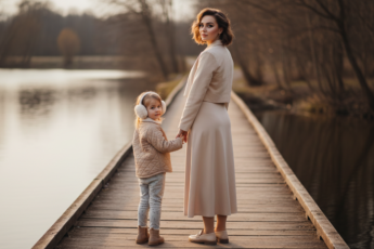 Промпт для фото в стиле 🌅 Взгляд через плечо: ностальгия золотого часа