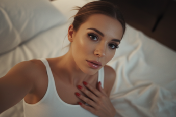 Промпт для фото в стиле 📸 Тёплая меланхолия в фотореалистичном селфи