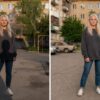 Обложка ДО и ПОСЛЕ: убрать тень на фото в нейросети