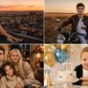 ИИ фотосессия по своему фото: четыре образа из одного селфи, от заката на крыше до дня рождения