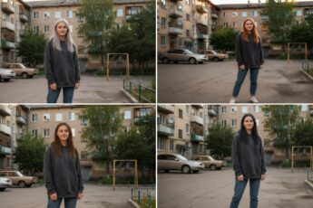 Примерить цвет волос по фото: одно лицо в четырёх оттенках, пепельный, рыжий, шоколад и чёрный