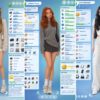 Персонаж Симс 4 по фото: три экрана создания героя с лицами девушек с селфи